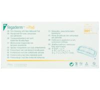 3M 3591 Tegaderm +Pad Film Dressing with Non-Adherent Pad, 25 Pads Per Pack