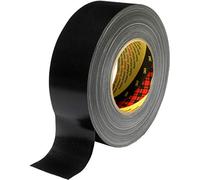 3M 389 Cinta Americana de Altas Prestaciones, 38 mm x 50 m, 24 unidades, Negro