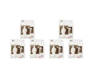 3M 4500 Ropa de Protección Tipo CE, I Cat, Polipropileno 45g / m2, Blanco, Talla XL (Paquete de 2)