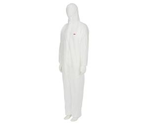 3M 4500WS Coverall, White, Unisex Adults Coverall