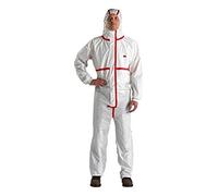 3M™ 4565XL Traje de protección, blanco+rojo, tipo 4/5/6, talla - Pack de 20 Unidades