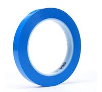 3M 471 Cinta de Marcación y Seguridad, 25 mm x 33 m, 36 unidades, Azul