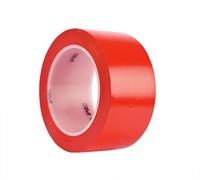3M 471 Cinta de Marcación y Seguridad, 38 mm x 33 m, 24 unidades, Rojo