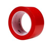 3M 471 Cinta de Marcación y Seguridad, 50 mm x 33 m, 24 unidades, Rojo