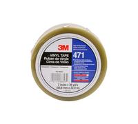 3M 471 Cinta de marcación y seguridad, 50 mm x 33 m, Transparente