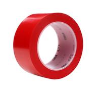 3M 471 Interior y exterior 32.91m Vinilo Rojo cinta adhesiva - Cintas adhesivas (Rojo, Fijación, Marcado, Vinilo, 4 °C, 76 °C, 32,91 m)