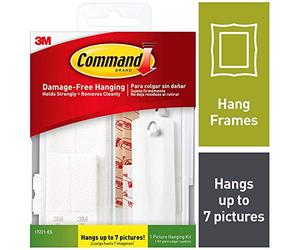 3M 5018893 Command White Foam Picture Hanging Set - Pack of 16