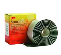 3M 80000 80610833727 Scotchfil - Cinta adhesiva para aislamiento eléctrico (38 m), color negro