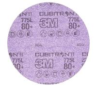 3M 86818 Cubitron II Hookit - Discos de película (50 unidades, 775L, 80+, sin perforar, 125 mm), 150 mm (50-er Pack), 50