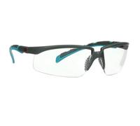 3M 93233 Gafas de Seguridad Solus 2000 Lentes Transparentes Anti Arañazos S2001Af, Azul