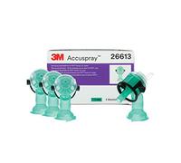 3M Accuspray Paint Spray Gun Nozzle Refills for PPS 2.0, 26613, 1.3 mm, Green, Use with PPS 2.0 Spray Gun System for Like-New Paint Spray Performance, 4 Pack