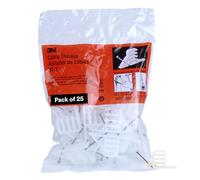 3M Apilador SI-1, enruta varios números de cables de forma organizada, paquete de 25, blanco, cumple con RoHS 2011/65/UE