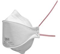 3M Aura Mascarilla para partículas, FFP3, sin válvula, 9330+, 20 máscaras por paquete, Blanco, Talla única