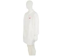 3M Bata de Laboratorio, talla XL, Blanco