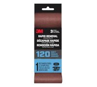 3M BELT3X241PK120 Cinta de Lijado, marrón, 3 in x 24 in