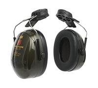 3M Casco montado sobre la oreja, Verde, Talla única
