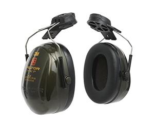 3M Casco montado sobre la oreja, Verde, Talla única