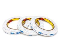 3M - Cinta adhesiva de doble cara 1600T extrafuerte de espuma de polietileno de 9 mm x 5 m, 3 rollos, cinta de montaje impermeable para interiores y exteriores, para fijación de objetos y cuadros (3