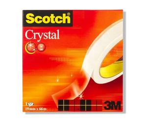 3M Cinta adhesiva Scotch Crystal | 19 mm x 66 m