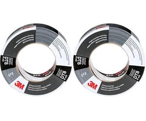 3M Cinta americana multiuso DT8, Negro, 48 mm x 23 m, 0.2 mm, envueltos individualmente (Paquete de 2)
