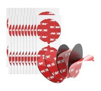 3M Cinta de Doble Cara VHB 50 mm de Diámetro 40 Unidades Negra 0,6 mm de Grosor 5925 Adhesiva de Montaje Redonda para Decoración de Coches Casas Oficinas y Logotipos