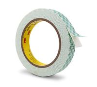 3M Cinta de Espuma de Doble Cara 19 mm x 300 cm Blanca 1 Rollo