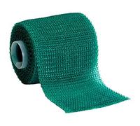 3M - Cinta de fundición Scotchcast Plus, vendaje de fibra de vidrio activada por agua, ligera, resistente, transpirable, color verde, tamaño 5 cm x 3,65 m, paquete de 10 unidades.