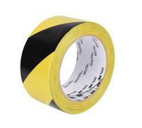 3M Cinta de Marcación y Seguridad 766, 50 mm x 33 m, 1 Unidad | Autoadhesivo, Negro/Amarillo