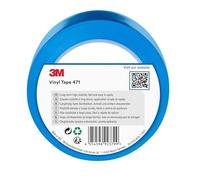 3M Cinta de Vinilo 471, Azul, 50 mm x 33 m