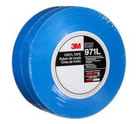 3M Cinta Duradera para Marcar Pisos 971L, Blue, 50.8 mm x 33 m, 0.43 mm, Individually Wrapped Conveniently Packaged