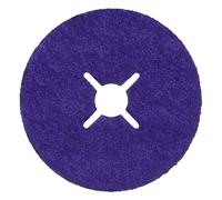 3M Cubitron 3 1187C Disco de Fibra, 36+, 115 mm x 22 mm, Ranurado, Paquete de 25 Unidades