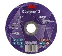 3M Cubitron 3 Disco de Corte, 89573, 36+, T41, 115 mm x 1.6 mm x 22.23 mm, EN, Paquete de 25 Unidades