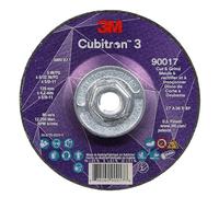 3M Cubitron 3 - Rueda de corte y molienda, 90017, 36+, T27, 5 pulgadas x 5/32 pulgadas x 5/8 pulgadas-11, ANSI, vida útil más larga, corte más rápido, ranurado trasero, extracción de soldadura de