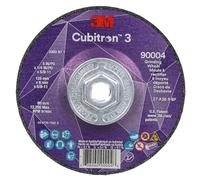 3M Cubitron 3 - Rueda de molienda central deprimida, 90004, 36+, T27, 5 x 1/4 x 5/8"-11 (125 x 6 mm x 5/8-11 pulgadas), ANSI, grano en forma de precisión, biselado, molienda de soldadura, desbarbado