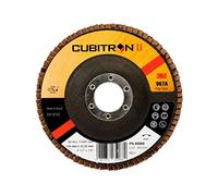 3M Cubitron II Compartimiento de lija 967 a, 115 mm, 22,23mm, 80 +, plano, 10 unidades/Cartón
