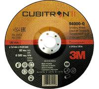 3M Cubitron II Disco de desbaste-Centro hundido, T27, 125 mm x 7 mm x 22.2 mm, 27A36, 1/Caja