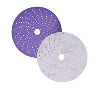 3M Cubitron II Hookit Disco abrasivo de lijado 31484, 15,24 cm, grado 400+, alto rendimiento, larga duración, patrón de múltiples agujeros, lijado E-coat, lijado de imprimación, 50 discos/cartón