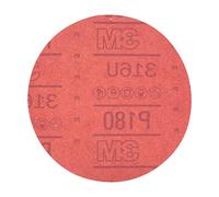 3M - Disco abrasivo Hookit con grano 40, de 127 mm, color rojo