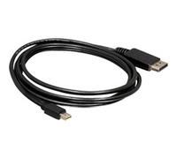 3m Displayport Cable mini DisplayPort Negro, Adaptador negro, 3 m, mini DisplayPort, Displayport, Negro, Oro, 10,8 Gbit/s