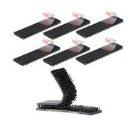 3M Dual Lock SJ3550 Cinta Adhesiva de Enclavamiento Resistente de 1.27 cm x 5 cm 6 Unidades Color Negro con Cierre Resellable con Forma de Hongo y Cinta de Montaje para ez Pass en Interiores