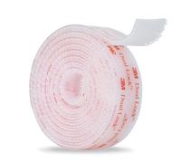 3M Dual Lock SJ3560 Cinta Adhesiva de Doble Fina Extra Fuerte Resistente 25 mm x 1,2 m Color Transparente 1 Rollos con Cierre Resellable con Forma de Hongo Entrelazado para en Interiores y Exteriores