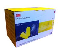 3M ES-01-001 Oído Suave Amarillo Neón Uncorded Oídos - 250 Pares Desechable