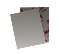 3M Espalda Blanda Esponja de Lija Óxido Aluminio Almohadilla Abrasiva 114X139mm, Fino Grano 320-400 (Set de 2)
