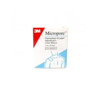 3M Esparadrapo Micropore Papel Blanco 5mmx5m 1ud