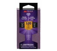 3M Esponja para bloque de lijado Pro Grade Precision Faster, grano 120 Fino, 24001TRI-F-B, 6,35 cm x 11,4 cm x 2,54 cm, 1/Paquete