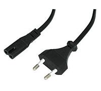 Lindy 30422 cable de transmisión Negro 3 m CEE7/16 C7 acoplador