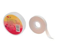 3M™ FE510085544 Scotch 27 Blanco Fibra de Vidrio Cinta Aislante 12mm X 20m