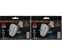 3M Filtro de vapores orgánicos 6055, A2 para las series 6000 y 6500, 1 par/paquete (Paquete de 2)