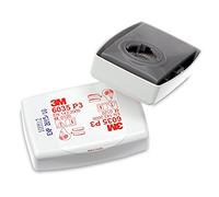 3M - Filtros 6035 P3 para máscaras de polvo de la serie de 6000 a 7000 (paquete de 2 unidades)
