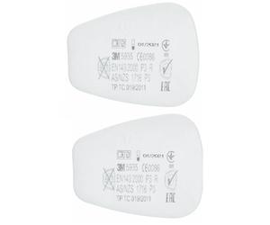 3M Filtros de inserción para partículas P3 5935 (10 pares)
